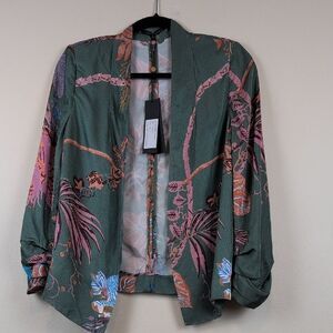 Caballero Kinsley Blazer Italian Afternoon Print Size XS